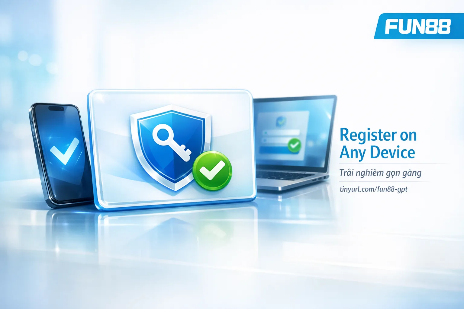 register Fun88 on mobile and desktop mobile applications