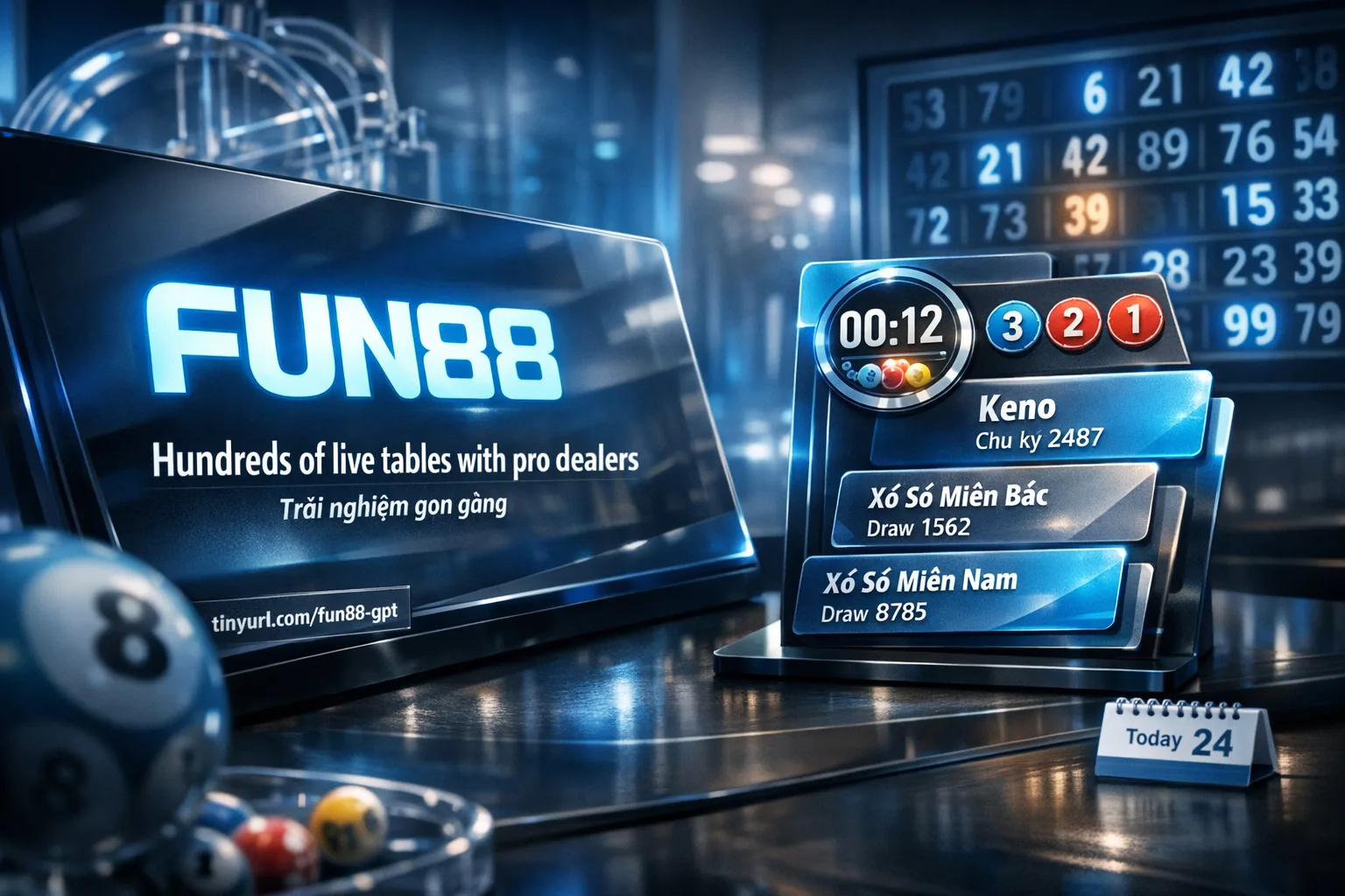 Ikhtisar Fun88 undian online XSKT 3 wilayah Keno live draw