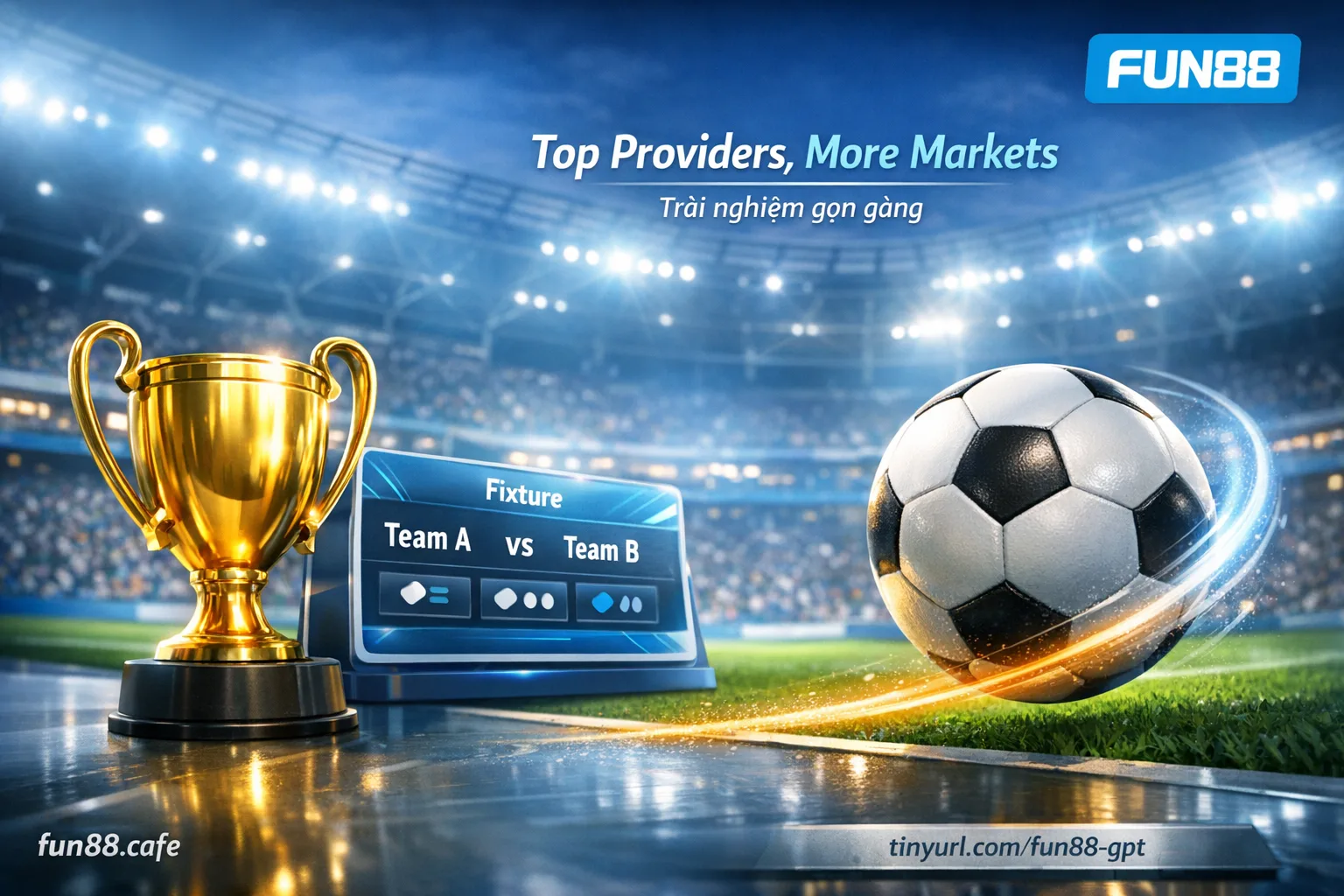 Fun88 sports betting providers Saba CMD BTI IM Sports