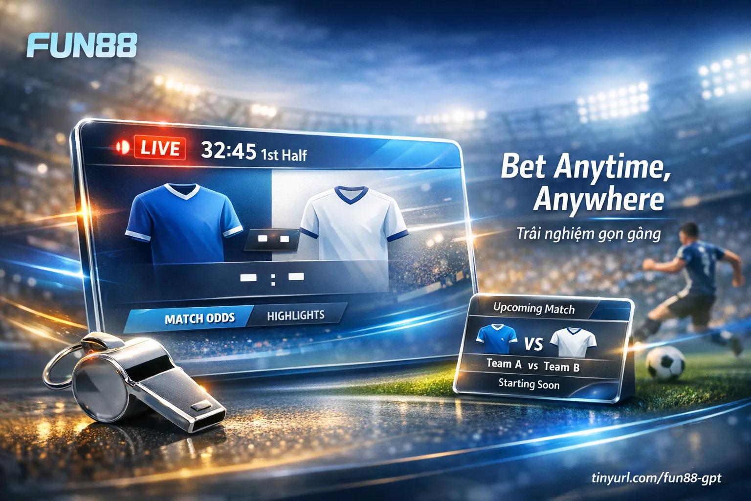 Fun88 sports betting process mobile Android iOS fast