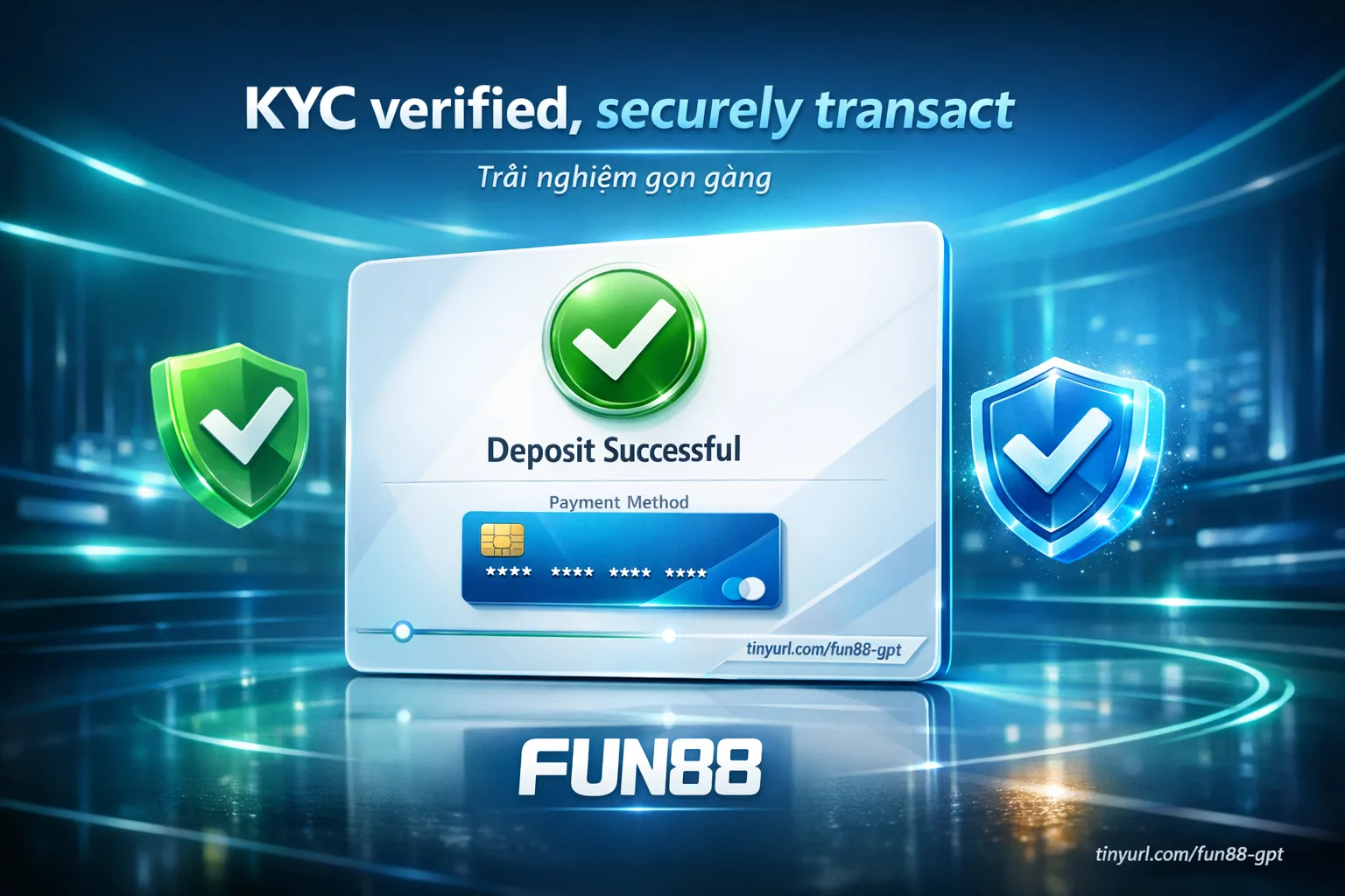 Fun88 verifikasi KYC akun tingkat konversi deposit aman