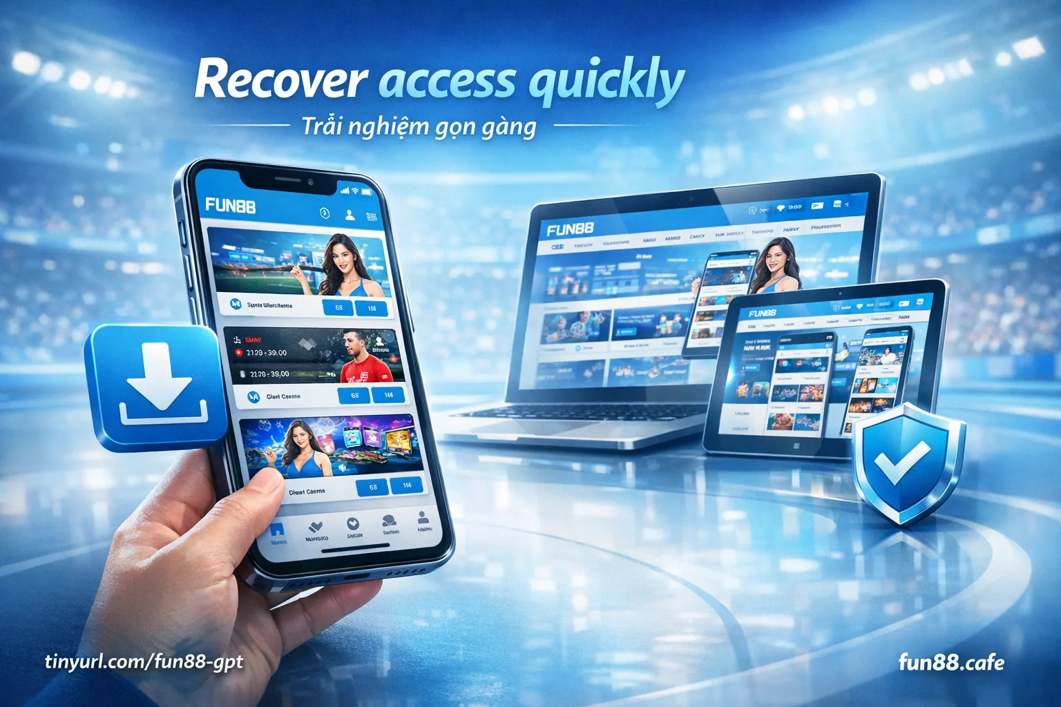 Fun88 password recovery username via OTP and email