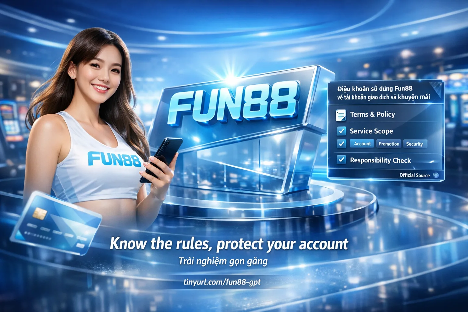 ข้อกำหนดการใช้งาน Fun88 เกี่ยวกับบัญชี การทำธุรกรรม และโปรโมชั่น